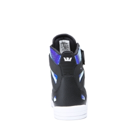 Supra Mens BREAKER High Top Shoes Black/ Chameleon | US-51021